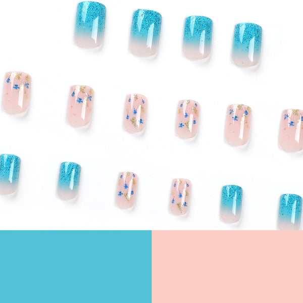 12 Sizes-24 Pcs Press On Nails JP2707