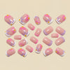 12 Sizes-24 Pcs Press On Nails Y1529