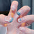 12 Sizes-24 Pcs Press On Nails Z134