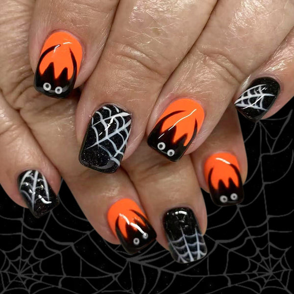 12 Sizes-24 Pcs Press On Nails C1113