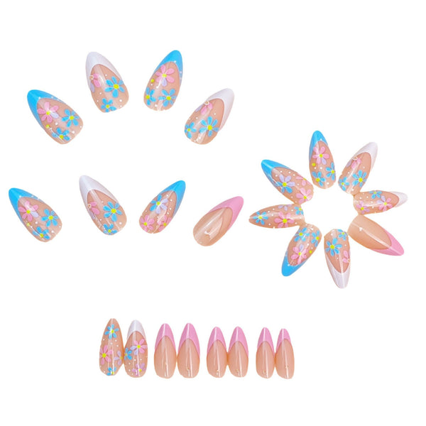 12 Sizes-24 Pcs Press On Nails Y1954
