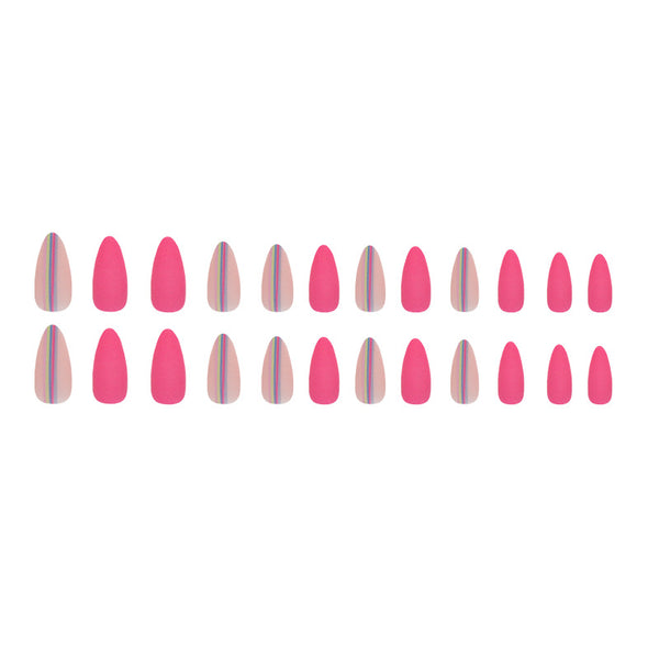 12 Sizes-24 Pcs Press On Nails W695