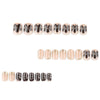12 Sizes-24 Pcs Press On Nails JP4023
