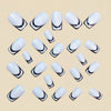 12 Sizes-24 Pcs Press On Nails Y1928