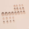 12 Sizes-24 Pcs Press On Nails W1718