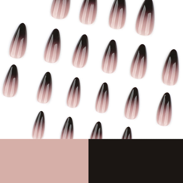 12 Sizes-24 Pcs Press On Nails JP4172