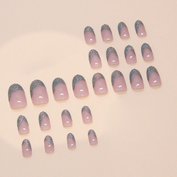 12 Sizes-24 Pcs Press On Nails W1654