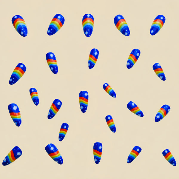 12 Sizes-24 Pcs Press On Nails Y235