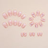 12 Sizes-24 Pcs Press On Nails W1107