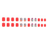 12 Sizes-24 Pcs Press On Nails W1378