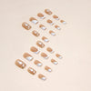 12 Sizes-24 Pcs Press On Nails W612