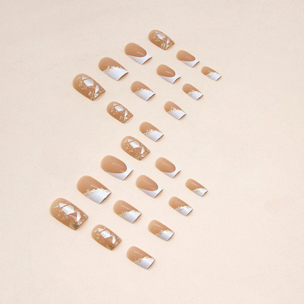 12 Sizes-24 Pcs Press On Nails W612