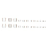 12 Sizes-24 Pcs Press On Nails F165
