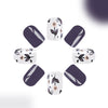 12 Sizes-24 Pcs Press On Nails C490
