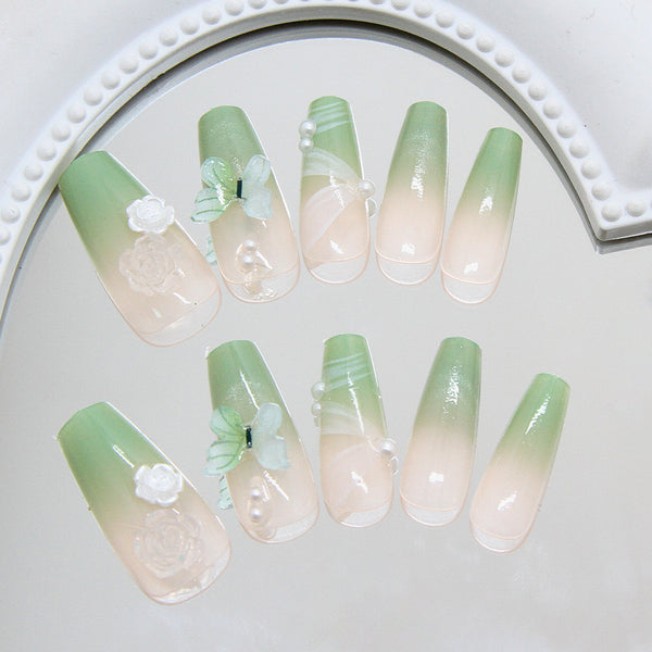 12 Sizes-24 PcsPress On Nails Z1142