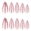 12 Sizes-24 Pcs Press On Nails JP4236