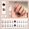 12 Sizes-24 Pcs Press On Nails Z082