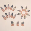12 Sizes-24 Pcs Press On Nails Z821