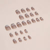 12 Sizes-24 Pcs Press On Nails MY004