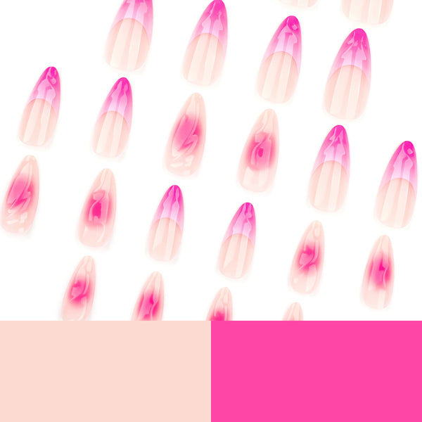 12 Sizes-24 Pcs Press On Nails JP3481