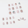 12 Sizes-24 Pcs Press On Nails JP998