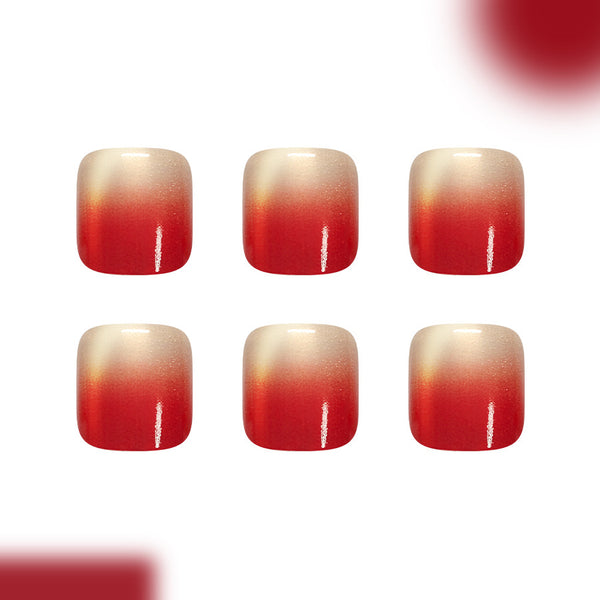 12 Sizes-24 Pcs Press On Nails C1774