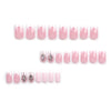 French Medium Ombre Pink Square Press on Nails