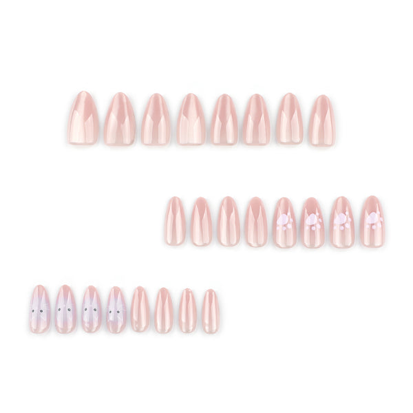 12 Sizes-24 Pcs Press On Nails JP4008