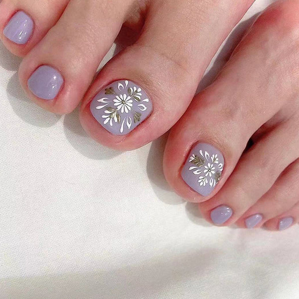12 Sizes-24 Pcs Press On Nails JP1643