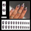 12 Sizes-24 Pcs Press On Nails W1250