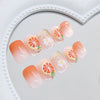 12 Sizes-24 Pcs Press On Nails R943