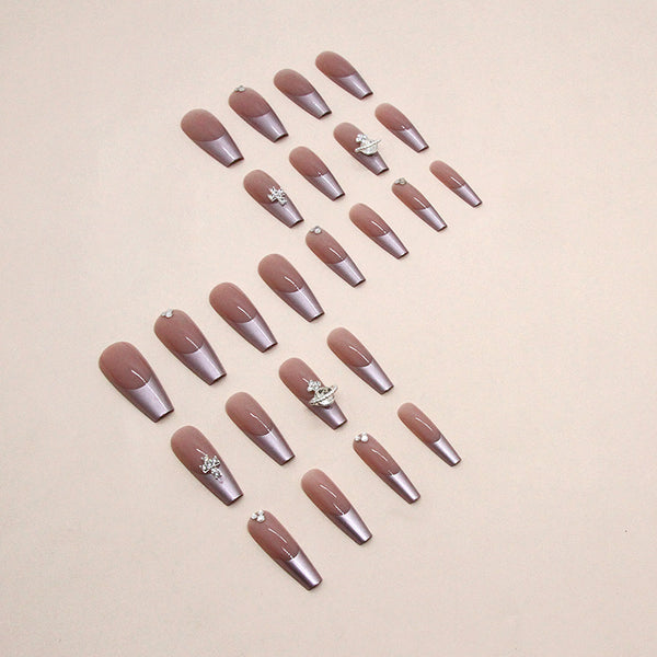 12 Sizes-24 Pcs Press On Nails Z820