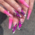 12 Sizes-24 Pcs Press On Nails Y137