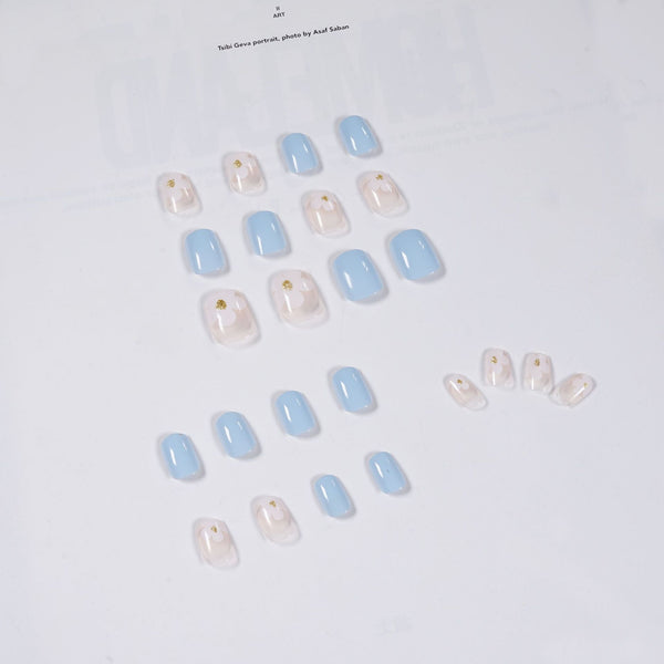 12 Sizes-24 Pcs Press On Nails JP902