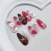 12 Sizes-24 Pcs Press On Nails Z1269