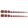 12 Sizes-24 Pcs Press On Nails F155