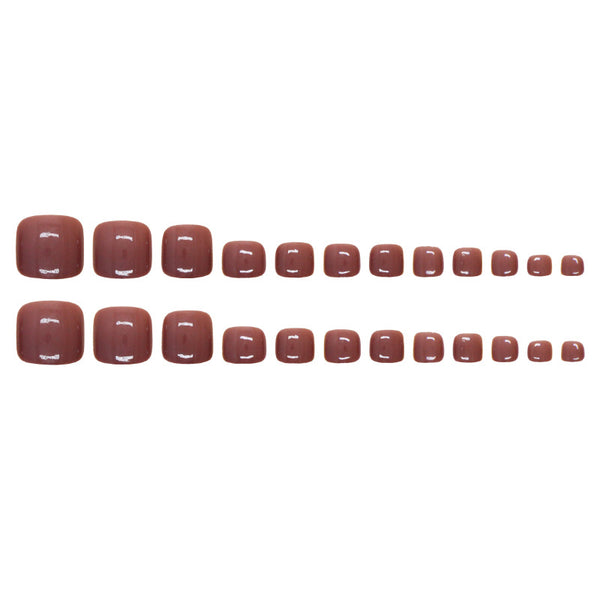 12 Sizes-24 Pcs Press On Nails F155