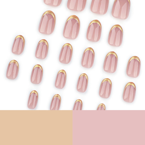 12 Sizes-24 Pcs Press On Nails JP3550