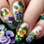 12 Sizes-24 Pcs Press On Nails Y1907