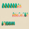 12 Sizes-24 Pcs Press On Nails Y1978