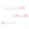 12 Sizes-24 Pcs Press On Nails JP3615