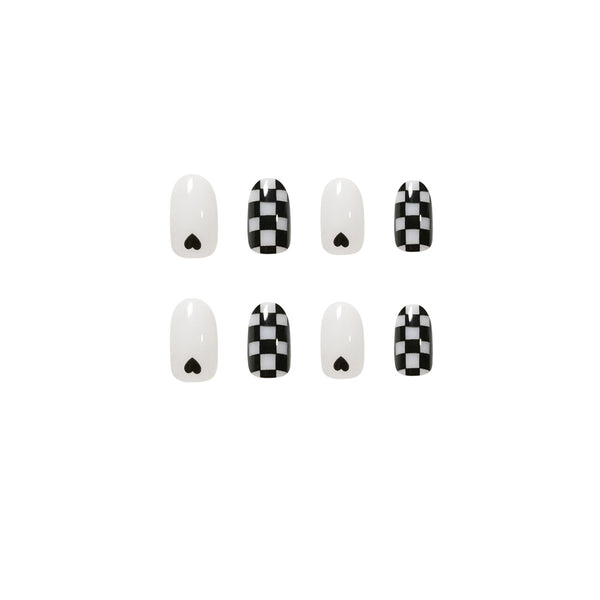 12 Sizes-24 Pcs Press On Nails JP1362