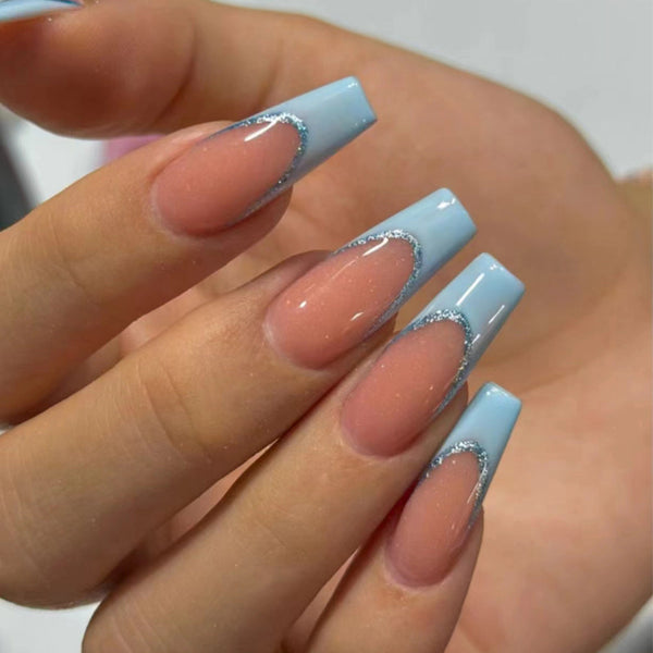 12 Sizes-24 Pcs Press On Nails W1611