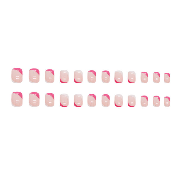 12 Sizes-24 Pcs Press On Nails W1144