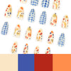 12 Sizes-24 Pcs Press On Nails JP3887
