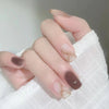 12 Sizes-24 Pcs Press On Nails R645