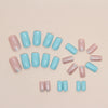 12 Sizes-24 Pcs Press On Nails W595