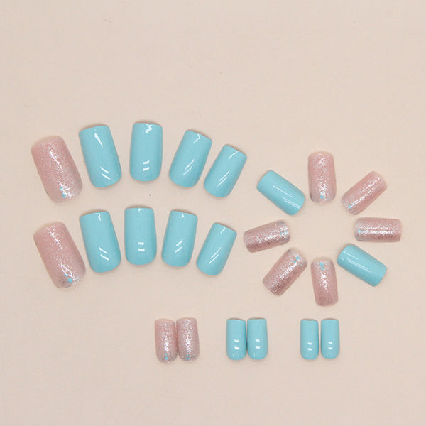 12 Sizes-24 Pcs Press On Nails W595