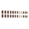 12 Sizes-24 Pcs Press On Nails W1441