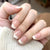 12 Sizes-24 Pcs Press On Nails R914